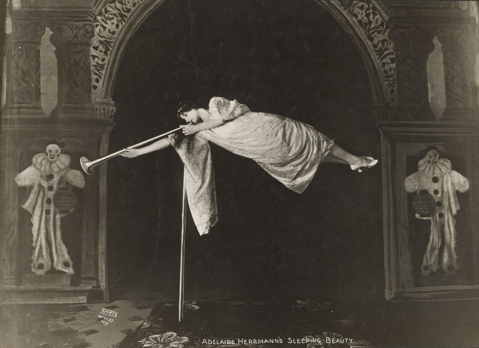 Adelaide Herrmann — Sleeping Beauty lithograph