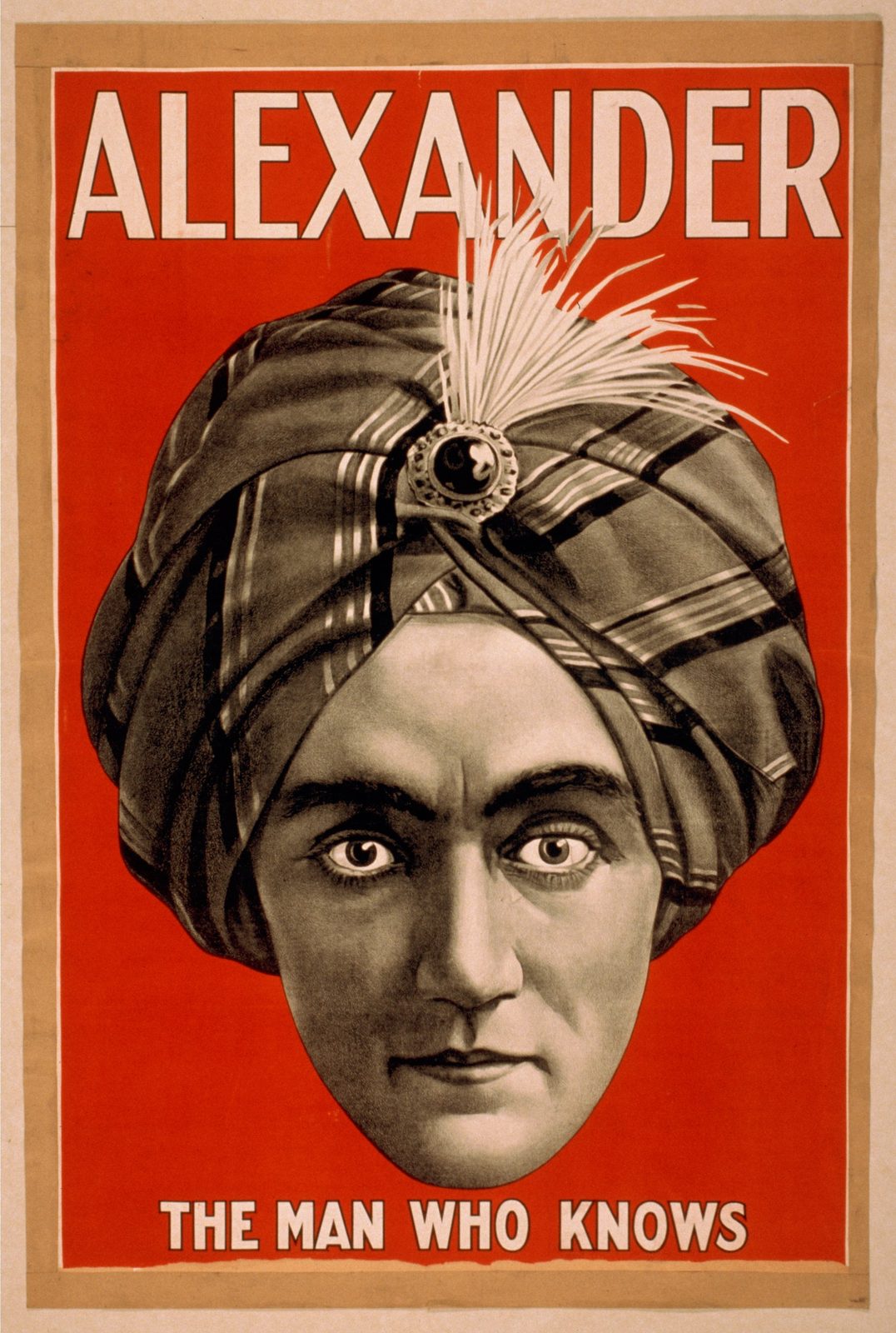 Alexander, The Man Who Knows — red turban portrait