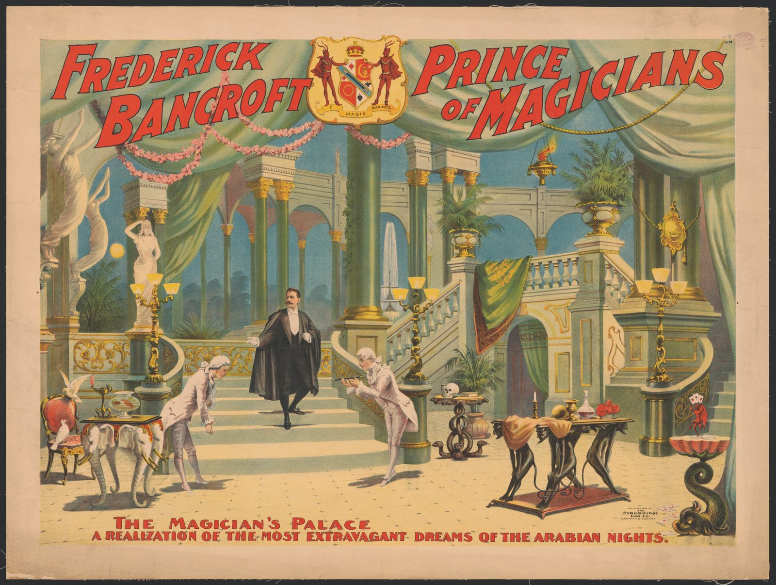 Bancroft, Prince of Magicians — lithograph