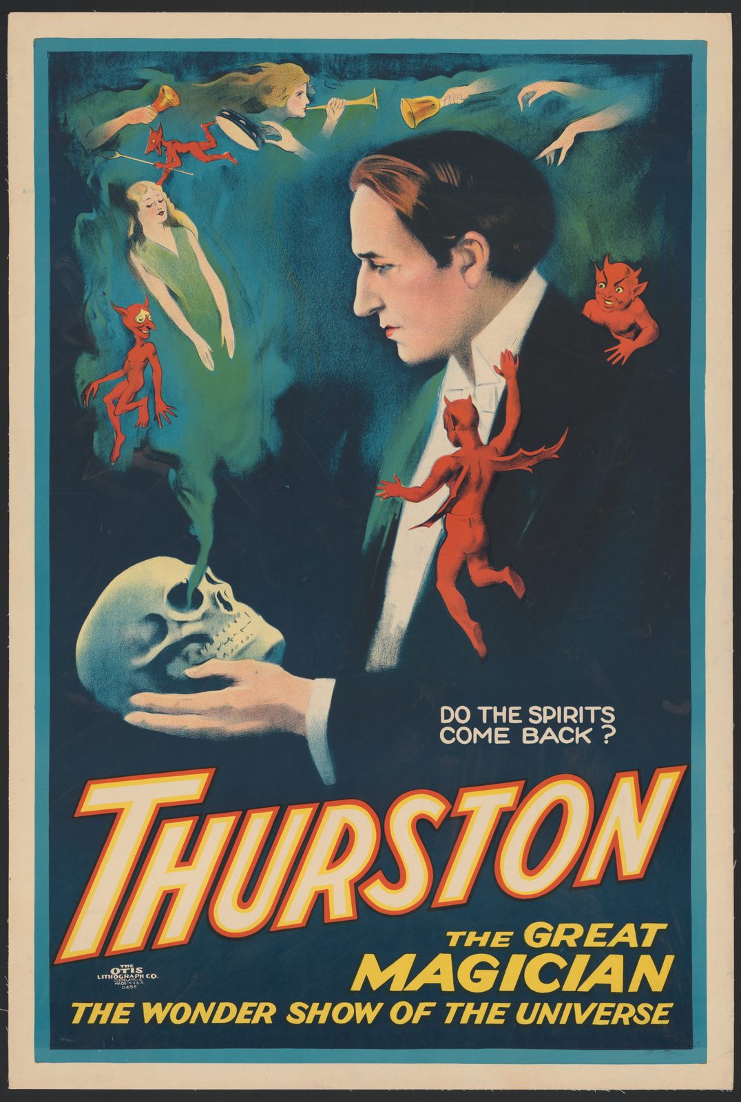Thurston — Do the Spirits Come Back, Otis lithograph
